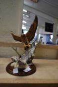 COUNTRY ARTISTS MODEL 'GOLDEN EAGLE ON ROCKY OUTCROP' - WITH BOX