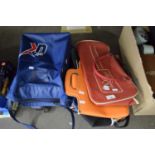 COLLECTION OF VARIOUS VINTAGE AIRWAYS TRAVEL BAGS TO INCLUDE BRITISH AIRWAYS, LAKER AIRWAYS, CHANNEL