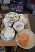 QUANTITY ROYAL NORFOLK FRUIT DECORATED DINNER WARES AND OTHER ITEMS