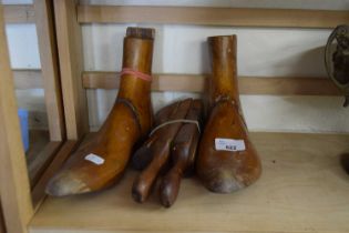 COLLECTION OF VINTAGE SHOE STRETCHERS