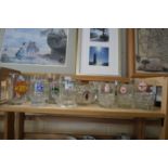 VARIOUS PUB GLASS ADVERTISING TANKARDS