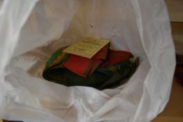 ANCIENT ORDER OF FORESTERS VARIOUS SASHES, CARD RELATING TO PRIDE OF MARSHLAND ETC