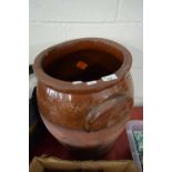 LARGE TERRACOTTA EGG CROCK