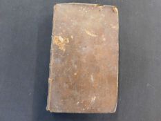 ADAM DICKSON: A TREATISE OF AGRICULTURE, Edinburgh for A Kincaid & J Bell, 1765, 2nd edition with