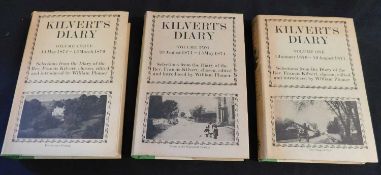 FRANCIS KILVERT: KILVERT'S DIARY, ed William Plomer, London, Jonathan Cape, 1971, 3 vols, original