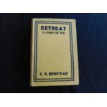 CHARLES RICHARD BENSTEAD: RETREAT, A STORY OF 1918, London, Methuen, 1930, 1st edition,