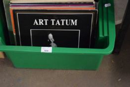 PLASTIC BOX CONTAINING CLASSICAL AND POP MUSIC RECORDS