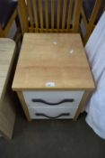 MODERN TWO-DRAWER BEDSIDE CHEST