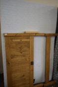 4FT PINE FRAMED BED WITH MATTRESS