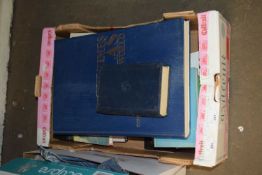 BOX OF MIXED BOOKS INCLUDING TIMES ATLAS OF THE WORLD
