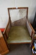 EARLY 20TH CENTURY BERGERE CHAIR (FOR RESTORATION)