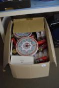 LARGE BOX CONTAINING TINS