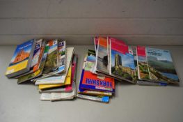 QUANTITY OF MAPS AND TOURIST GUIDES