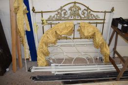 BRASS BED AND FRAME