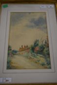 WATERCOLOUR IN GILT FRAME, SIGNED LOWER LEFT A G HARDY