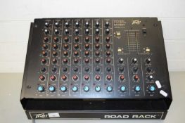 PEAVEY ROAD RACK MIXER DESK WITH A PASSIVE MIXING 7 CHANNEL FACILITY