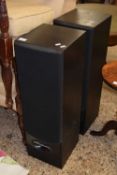 LARGE PAIR OF STAND ALONE WHARFDALE SPEAKERS