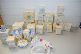 QUANTITY OF 'CHERISHED TEDDIES' BY ENESCO IN ORIGINAL BOXES, TOGETHER WITH WEDGWOOD 'RAMBLING TED'