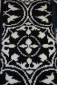 HANSE HOME FLOOR RUG, BLACK, 80 X 300CM (Pleae note VAT is to be added on hammer price for this