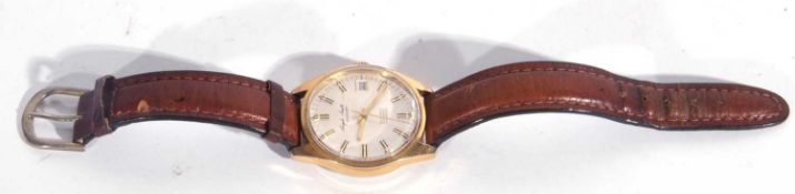 Gents Angelo Smith of Sudbury wrist watch, a 25-jewel Incabloc automatic movement, a white metal
