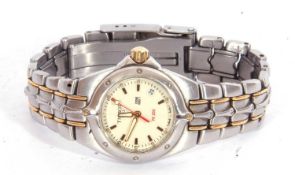 Ladies Tissot PR200 quartz wrist watch, Swiss made, stainless steel case and bracelet, 28mm case,
