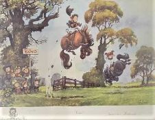 After Norman Thelwell (British, 20th century), A pair of limited edition offset lithographs: "