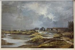 Shirley Carnt (British, 20th century), "After The Storm - Thornham" and "The Old Whelk Houses,