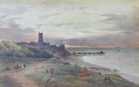 George Parsons Norman (British,19th century), 'Cromer', watercolour, mounted and unframed, signed,
