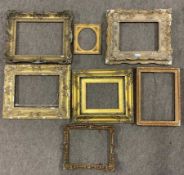 Box of seven ornate frames