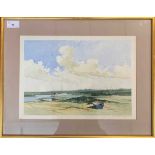 Macfarlane Widicupp (British, 20th century) Morston, watercolour, signed, 9x13ins, unframed.