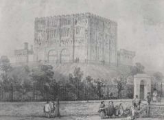 Louis Haghe (Belgium,19th century), After Henry Ninham (British,19th century), Norwich Castle,