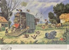 After Norman Thelwell (British, 20th century) A pair of limited edition offset lithographs: "The