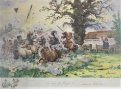 After Norman Thelwell (British, 20th century), A pair of limited edition offset lithographs: "The