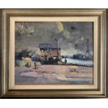 Geoffrey Chatten RSBA (British, 20th century), oil on board, signed, framed.