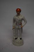 Staffordshire figure of General Gordon (a/f)