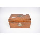 Jewellery box with mother of pearl inlay