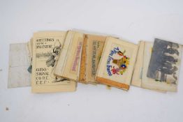 Quantity of WW1 Embroidered Cards