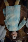 Late 19th/early 20th century doll with Armand Marseille bisque head numbered A9M