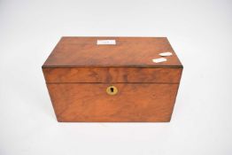Mahogany box containing glass bowls for smoker's compendium