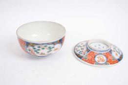 Japanese Porcelain Rice Bowl and Cover