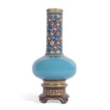 A 19th century Minton Aesthetic Movement vase designed by Christopher Dresser with a chinoiserie