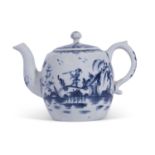 Lowestoft Porcelain Teapot c.1765