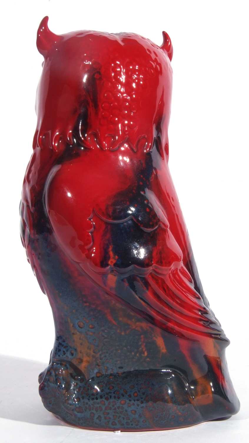 Royal Doulton Flambe model of an owl 33cm tall - Image 6 of 8