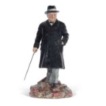 A Royal Doulton figure of Churchill HN3433 produced in a limited edition of 5000, this example