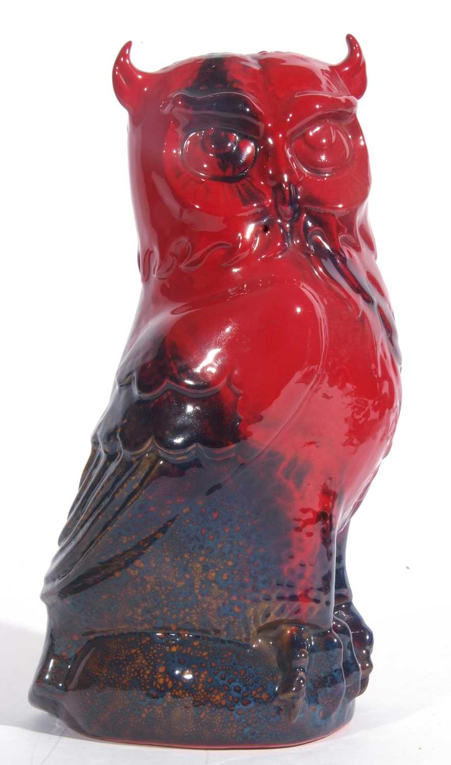 Royal Doulton Flambe model of an owl 33cm tall - Image 3 of 8