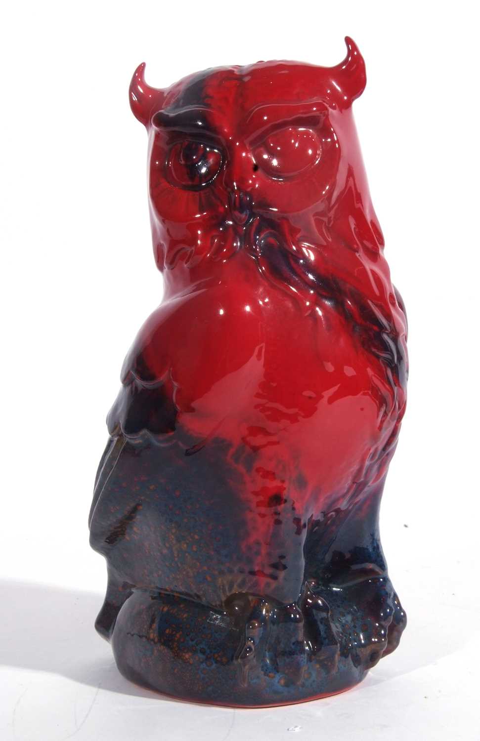 Royal Doulton Flambe model of an owl 33cm tall - Image 4 of 8