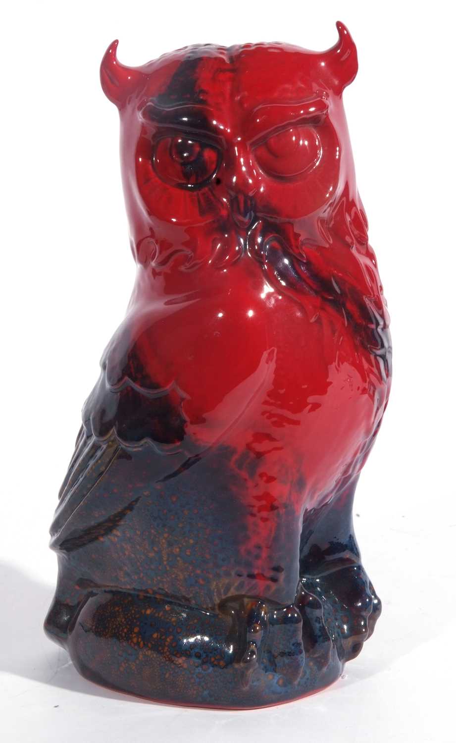 Royal Doulton Flambe model of an owl 33cm tall - Image 7 of 8