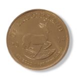 South African quarter Krugerrand dated 2014