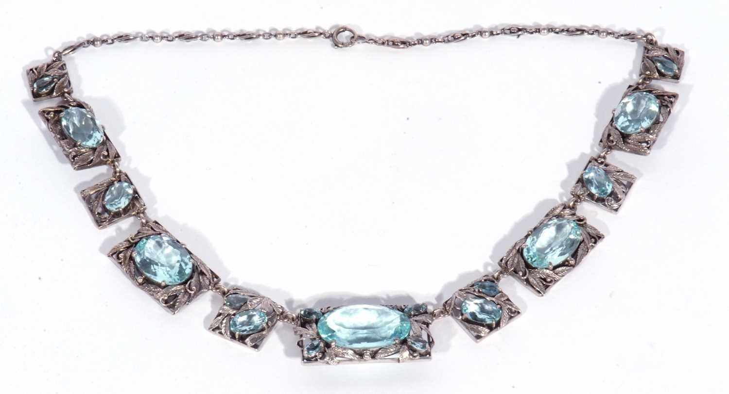 Attributed to Sybil Dunlop, Arts & Crafts demi-parure to include necklace, an alternate - Image 12 of 29