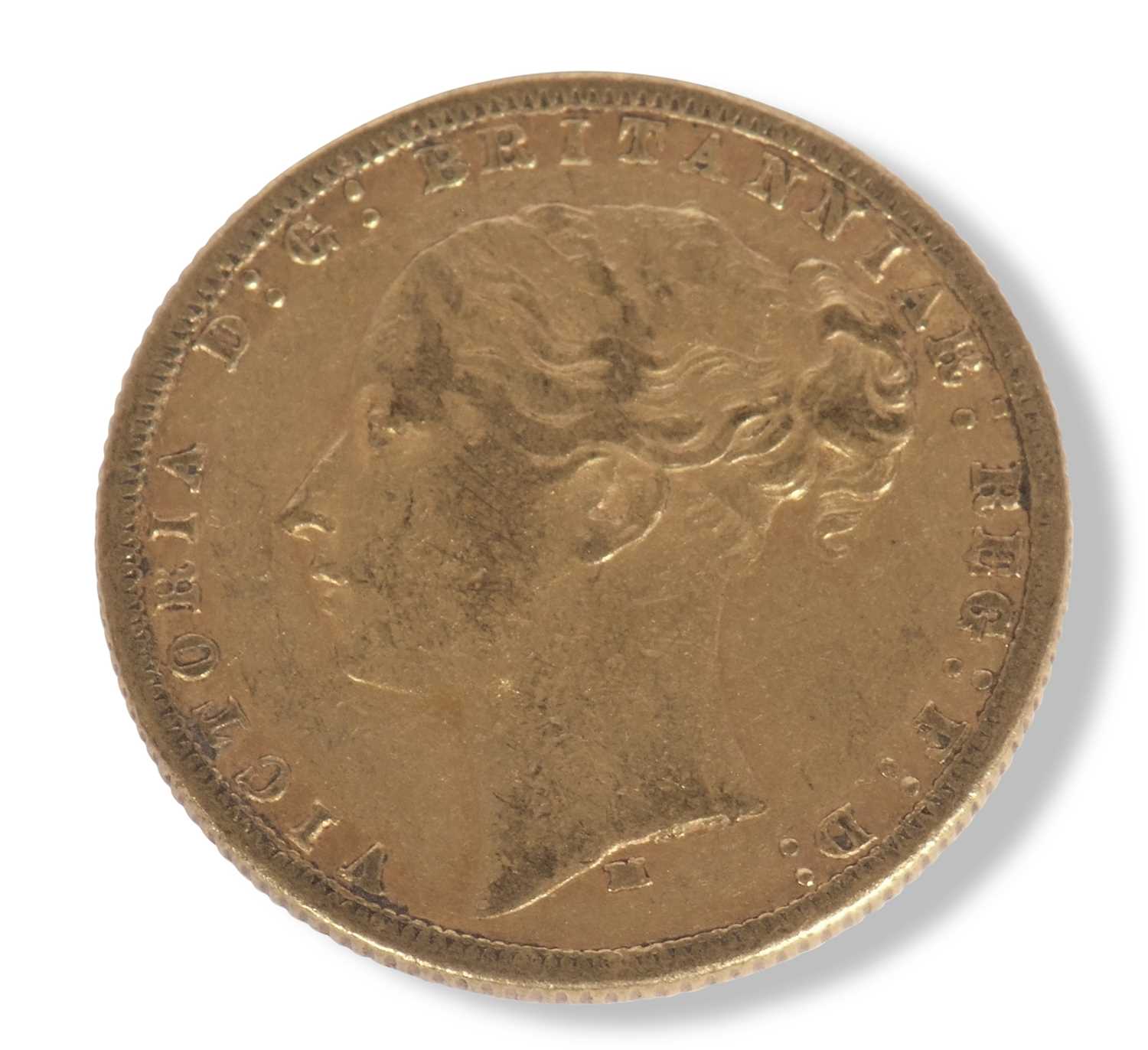 Victorian young head Sovereign, dated 1876